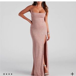 Windsor blush sparkle maxi